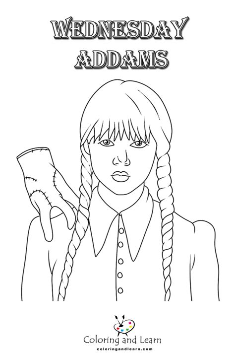 printable addams family coloring pages|wednesday free printable coloring pages.